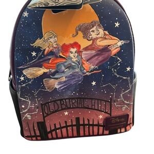 Loungefly Disney Hocus Pocus Cemetery Night Mini Backpack SOLD OUT halloween